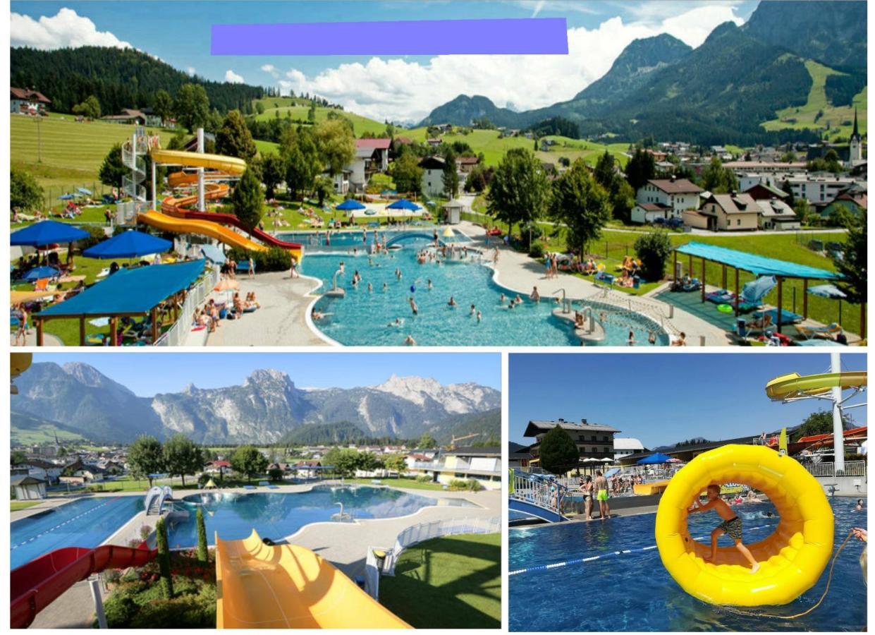 Villa Edelweiss - 3 To 6 Guests - Private Use Of Indoor Pool, Sauna And Garden Terrace Abtenau Exterior photo